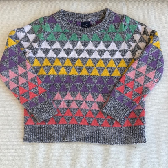 GAP Other - babyGap Size 4T • Colorful Geometric Crewneck Sweater